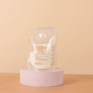 לוגו מותאם אישית אספן חלב אם אספן חלב שד 6 עוז בשקיות אחסון כפולות 100 לספור תינוק האכלת לחיות מחמד - Product Image 1