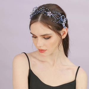 Diadema de diamantes de imitación con lentejuelas de buena calidad, Perla fina, tocado de boda de lujo, diademas nupciales - Product Image 6