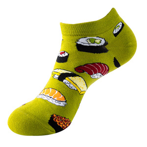 Pour <span class=keywords><strong>Amazon</strong></span> Hot-Selling Men's Women's Spring Summer Thin Fruit Boat <span class=keywords><strong>Chaussettes</strong></span> New Trendy Cross-Border Low-Cut Socks avec Cartoon - Product Image 5