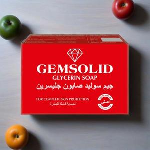 순하고 자극적이지 않은 Gemsolid 글리세린 피부에 오래 지속되는 보습 전문가 비누 - Product Image 4