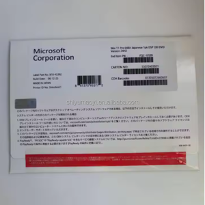 Mehrsprachige Versionen <span class=keywords><strong>Windows</strong></span> <span class=keywords><strong>11</strong></span> Pro DVD-Paket mit Aufkleber Online-Aktivierung 6 Monate Garantie - Product Image 5