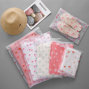 Frosted Zipper <b>Bag</b> <b>Packaging</b> High Quality New Matte Compostable Printed Custom Eva Colorful for T Shirt <b>Clothing</b> - Product Image 6