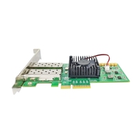 Adaptateur Ethernet double ports SFP + 10GbE PCIE X4 équipement de fibre optique avec produits de réseau à puce GRT G710G2