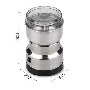 Moulin <span class=keywords><strong>à</strong></span> <span class=keywords><strong>café</strong></span> électrique portable pour usage domestique <span class=keywords><strong>avec</strong></span> réglages de mouture réglables (grossière <span class=keywords><strong>à</strong></span> fine) et design compact - Product Image 2