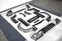Kit carrosserie large pour Land Rover Defender LM, en matériau PP, comprenant pare-chocs avant et arrière, lèvres avant et arrière, aileron arrière