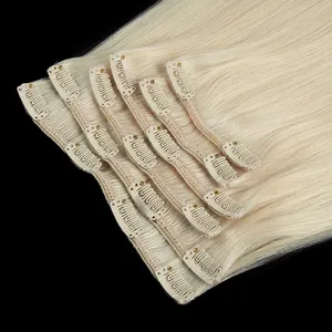 One donor Chinese hair Long Life Span 8 wefts 10 wefts clip in hair extension for Christmas