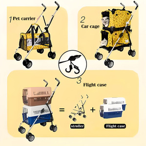 JXB Personalización al por Mayor, Carrito Plegable Ligero para Mascotas, Perros y Gatos, para Paseos al Aire Libre - Product Image 5