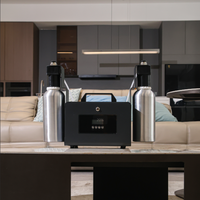 Diffuseur d'huiles essentielles d'aromathérapie intelligent pour hôtel, purificateur d'air, humidificateur, nébuliseur, diffuseur de parfum HVAC contrôlé par application, grande capacité