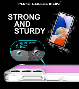 Funda Rosa Electrochapada para Teléfono Samsung <span class=keywords><strong>Galaxy</strong></span> A15 A54 A25 <span class=keywords><strong>A0</strong></span> A34 A35 A55 A05s A14 A16 A53 A57 A45, Carcasa Trasera Antigolpes - Product Image 5