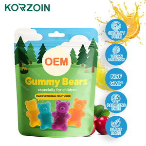 סוכריות OEM בריאות לילדים ופעוטות, מולטי ויטמין, ויטמין D3 ו-K2, תוסף תזונה גומי לבניית גובה ותפקוד המוח - Product Image 1