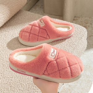 Pantuflas <span class=keywords><strong>Cerradas</strong></span> para Hombre y <span class=keywords><strong>Mujer</strong></span>, Cálidas para <span class=keywords><strong>Invierno</strong></span>, con Suela Gruesa, Felpa Suave, Antideslizantes, Planas, Casuales, para el Hogar, Peludas, Venta al Por Mayor - Product Image 3