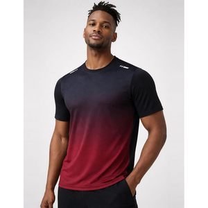 T-shirts de sport à col rond pour hommes, séchage rapide, lot de 5, manches courtes, hauts d'entraînement athlétiques, couleur unie, polyester, coupe ajustée - Product Image 4