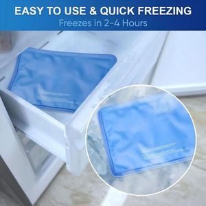 Reusable <b>Foot</b> Gel <b>Ice</b> <b>Packs</b> Flexible Double-sided Pain Relief & Stress Relief <b>Ice</b> <b>Packs</b> (S 1PK) - Product Image 3