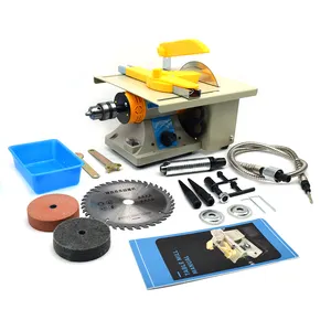 26000 RPM Mini Mesa Lapidary Saw Rock Saw Lapidary Polisher Bench Lathe Polimento Polimento Máquina De Corte De Jóias DIY Polidor