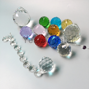 Prisms <strong>Crystal</strong> Glass <strong>Ball</strong> with Hole for Suncatcher Chandelier Hanger 4cm - Product Image 5