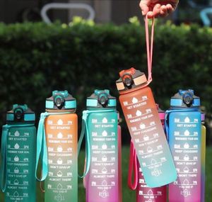 Botella Motivacional Tritan de 32 Oz (1000 ml) Libre de BPA con Marcador de Tiempo para Camping y Hervir Agua - Product Image 3