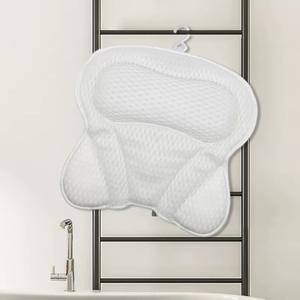 Vente en gros de nouveau <span class=keywords><strong>coussin</strong></span> d'oreiller de bain en forme de queue de poisson accessoires de <span class=keywords><strong>baignoire</strong></span> ergonomie oreiller de <span class=keywords><strong>baignoire</strong></span> spa en maille d'air 4D avec crochet - Product Image 5