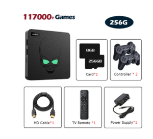 256GB Super Console x King có 117000 trò chơi video Retro 63 trình giả lập emuelec 4.5 Android 9.0 coreelec Ba hệ thống trong một - Product Image 5