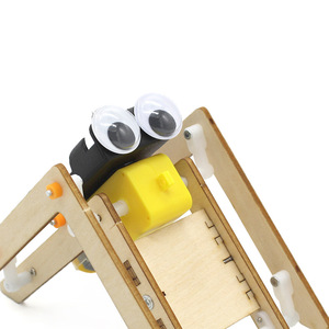 Kit de robot en bois à monter soi-même, 23 cm, jouet d'expérimentation scientifique pour enfants de 8 à 13 ans, ensemble de montage de modèle éducatif de physique - Product Image 2