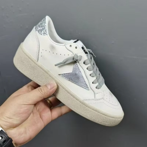 2026 Luxury Designer <b>Shoes</b> Famous Do Old Star Apricot-Colored <b>Height</b>-<b>increasing</b> Cow Leather Upper Genuine Sneaker Couple <b>Shoes</b> - Product Image 4