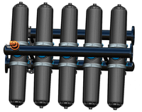 Peralatan Pemurnian Air Filtrasi Industri AIGER Sistem Filtrasi Filter Cakram