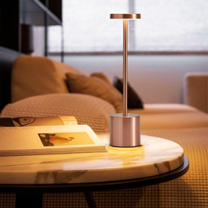 Cordless <b>LED</b> <b>Table</b> Lamp Rechargeable Battery 3 Lighting Modes Dimmable <b>Light</b> Portable Iron Desk Lamps for Modern Restaurant - Product Image 2
