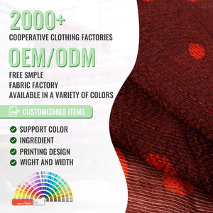 Tela Personalizada Suave y Transpirable de Mezcla de Viscosa, Rayón y Nylon con Textura para Camisas - Product Image 2