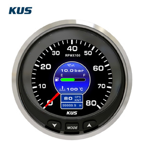 <span class=keywords><strong>KUS</strong></span> マリンゲージ 12V 100mm 3インチ LED ディスプレイ レベルゲージ 計器 J1939 & NMEA2000 対応 - Product Image 5