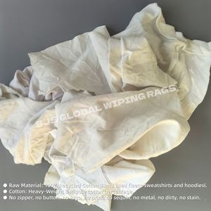 Trapos de Felpa Blancos Industriales, 100% Algodón, 40-60cm, Trapos de Limpieza de Algodón, 10kg, Trapos de Algodón Blancos - Product Image 4
