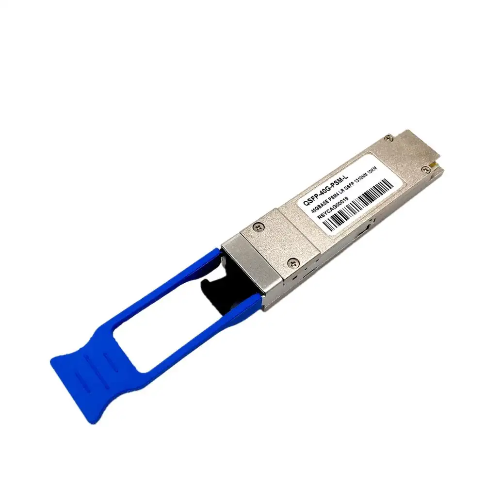 جهاز إرسال واستقبال عالي السرعة 40 جيجا بايت/الثانية QSFP PSM LR4 10 كم وحدة إرسال وأستقبال بصرية صغيرة QSFP PSM LR4