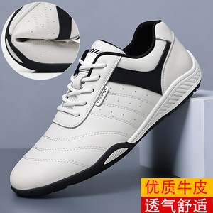 Zapatillas Casuales para Hombre, de Cuero, con Suela de Goma Antideslizante, Tacón Bajo, Estilo para Caminar - Product Image 5