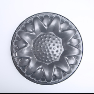 Molde para pastel de girasol, molde redondo de acero al carbono antiadherente, fácil de desmoldar, para herramientas de repostería caseras DIY - Product Image 2