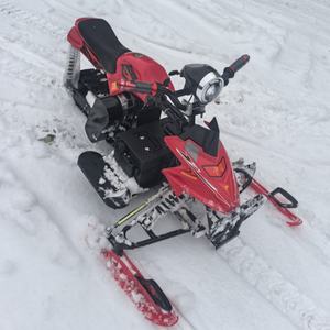 Moto de nieve para niños carrito de esquí eléctrico con orugas hielo y nieve al aire libre trineo con orugas bicicleta de patinaje sobre hielo bicicleta de playa - Product Image 2