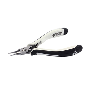 Alicates de punta fina de acero inoxidable Durston Tools para doblar alambre, cerrar argollas, crimpado plano, 115 mm, para joyería - Product Image 4