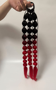 Estensione per Capelli Sintetica Economica Colorata Sfumata a Lanterna per Treccine 22 Pollici per Ragazze - Product Image 4