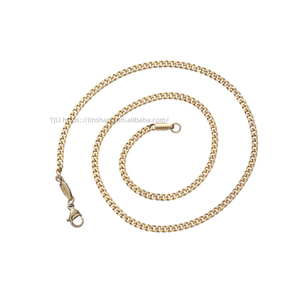 Collar Cubano de Acero Inoxidable de 3mm con 4 Lados Pulidos, Cadena Cubana de 5mm con Cierre de Langosta, Collar Lijing de Moda Tanjing - Product Image 5