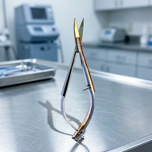 ASAP Customizable <b>Nail</b> Cuticle <b>Scissors</b> Beautiful Mirror Design Curved Blades Stainless Steel Right-Handed Spring <b>Scissors</b> <b>Nail</b> - Product Image 3