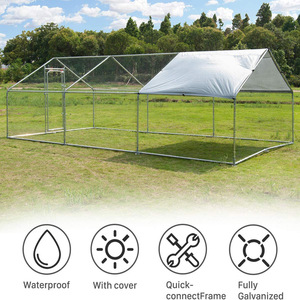 Grand enclos à poules résistant aux intempéries, cage extérieure pour lapins, cage robuste pour animaux de ferme - Product Image 6