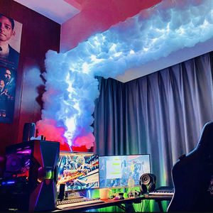 ไฟตกแต่งบรรยากาศห้องนอน/ห้องเกมส์ แบบติดผนัง/เพดาน RGB ไฟกลางคืนอัจฉริยะ DIY LED รูปทรงเมฆฟ้าคะนอง สำหรับ Xiaomi - Product Image 4