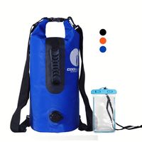 Mochila Impermeable de PVC para Deportes Acuáticos, Natación, Camping y Kayak, con Logotipo Personalizable