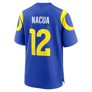 Los Ángeles # 9 Stafford # 12 Nacua # 17 Adams # 23 Williams # 95 Garrett # Camiseta Bordada Donald 2026 de Manga Corta - Product Image 6