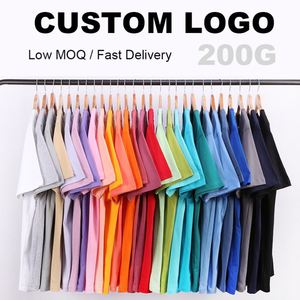 Camisetas de Manga Corta de Algodón Puro 220G, Unisex, Lisas, para Impresión de Logotipo Personalizado, Uniformes de Trabajo, Ropa para Clases Culturales - Product Image 3