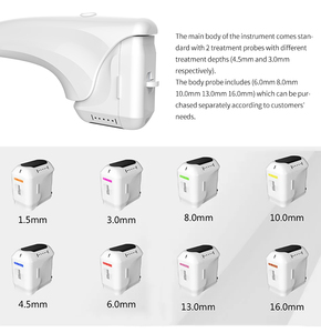 Appareil de raffermissement cutané 2D, machine de beauté anti-âge, raffermissement du visage, réduction de la graisse, rajeunissement de la peau, 8 cartouches d'encre - Product Image 4