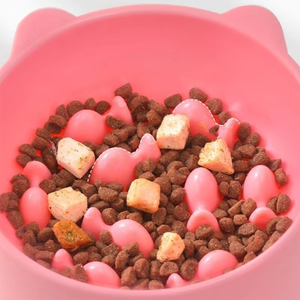 Bol à alimentation lente pour chien, petit bol anti-étouffement pour chat et chien, conception de protection du cou, dispositif d'alimentation pour chat et chien, fournitures pour animaux de compagnie - Product Image 2