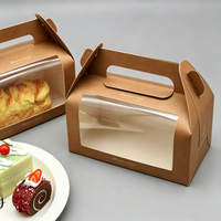 Boîte à pâtisserie de luxe en carton doré, boîte cadeau pliable, impression UV, impression de logo personnalisée, boîte de boulangerie, écologique, recyclable