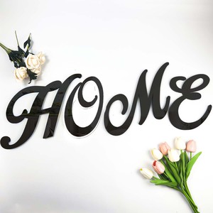 Hot Selling 3D DIY Mirror Acrylic <strong>Wall</strong> <strong>Stickers</strong> 26 English Italian Alphabet Letters UV Printed for Company <strong>Name</strong> or Shop Logo - Product Image 3