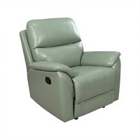 Canapé électrique confortable en cuir véritable pour salon, fauteuils inclinables de massage Haven