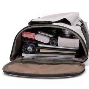 Sac à dos pour homme personnalisé multi-poches, tendance, antivol, pour ordinateur portable, avec chargeur USB - Product Image 5