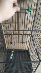 TIANHAIDA toptan büyük çelik kafes Coop Pet papağan kafes kuş kafesi çatı ve kuş papağan için yiyecek kasesi üreme kafesi - Product Image 4