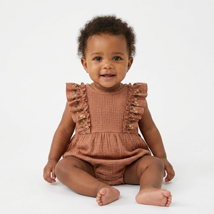Vente en gros d'usine : Combinaisons pour bébés en coton doux, fabrication de vêtements pour bébés, approvisionnement en gros - Product Image 1